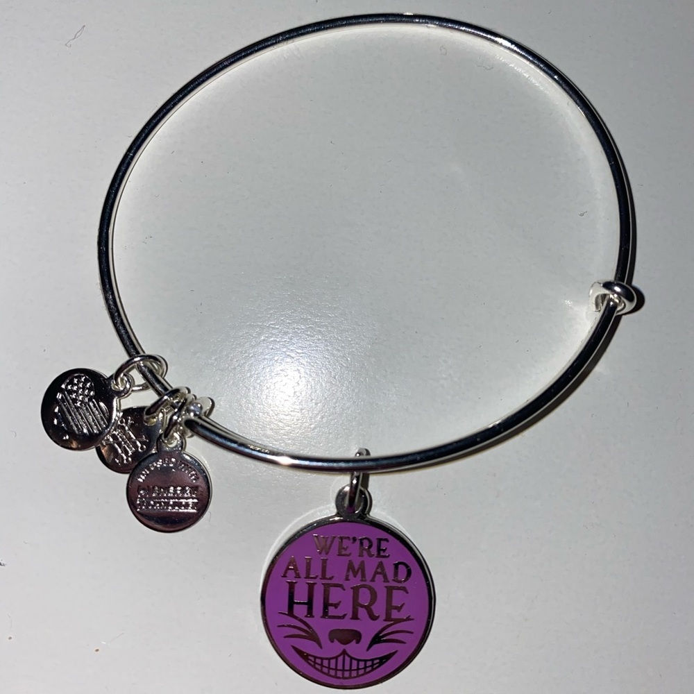 disney “we’re all mad here” alex and ani bracelet